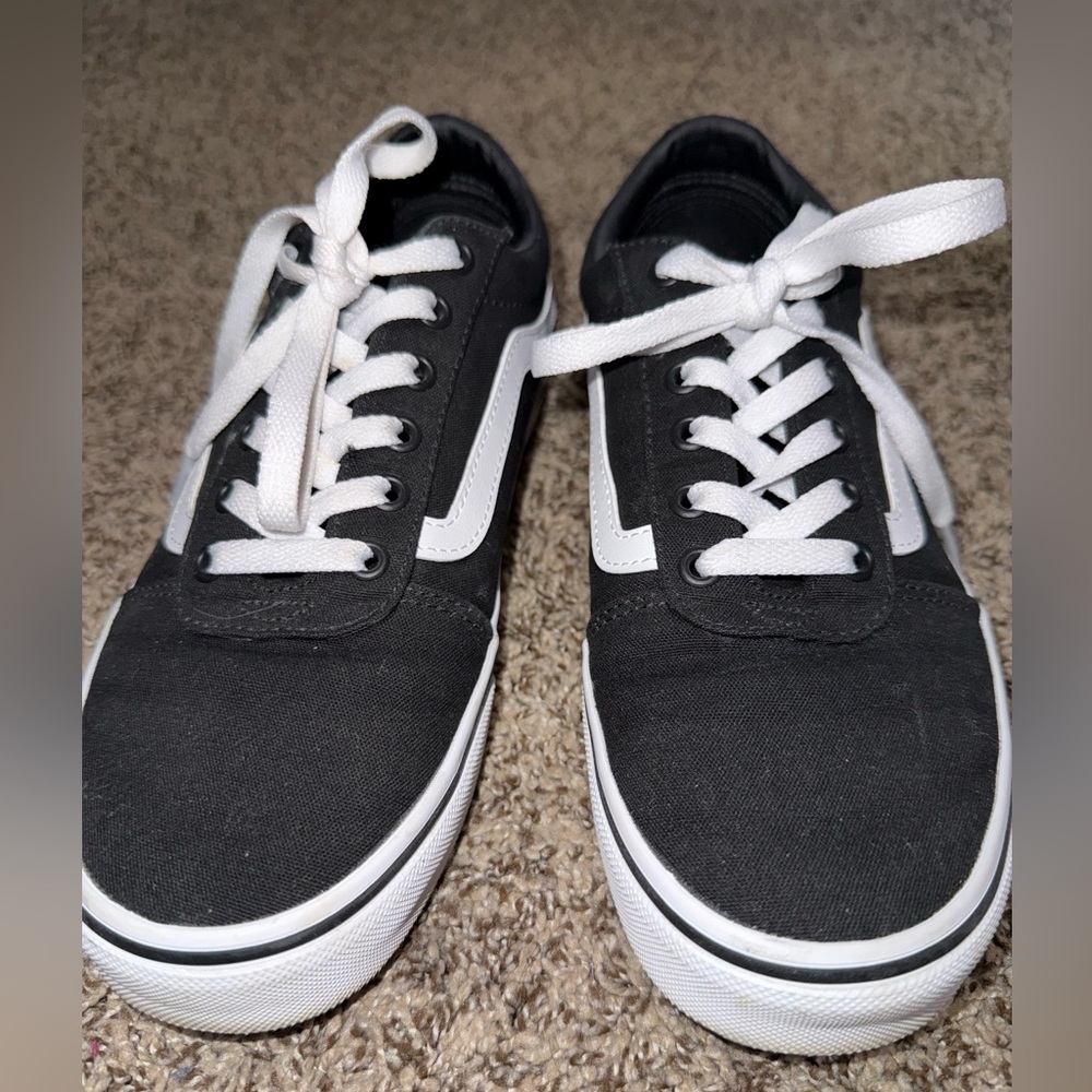 Vans womens Black and White Sneakers